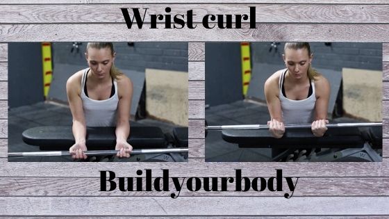 Wrist curl, Fitness exercises