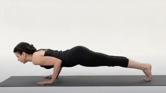 plank pose
